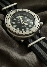 Photo of a Seiko watch taken with a phone camera.