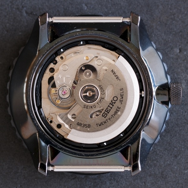 Thumbnail image of Seiko movement 4R35B (the same as NH35) in model 4R35-00Y0 (SCVE031).