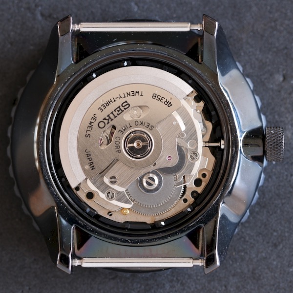 Thumbnail image of Seiko movement 4R35B (the same as NH35) in model 4R35-00Y0 (SCVE031).