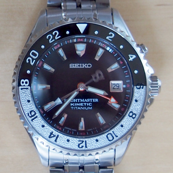 Seiko model 5M65-0A50 (SBDW011) Flightmaster from 2001.