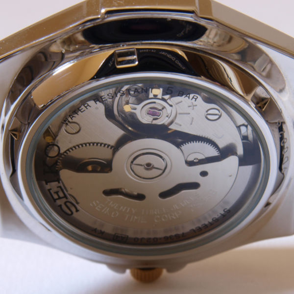 Thumbnail image of Seiko movement 7S36B in model 7S36-02J0 (SNZE30).