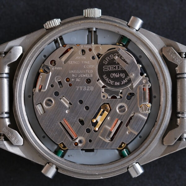 Thumbnail image of Seiko movement 7T32B in model 7T32-6000 (SCDL001) from 1995.
